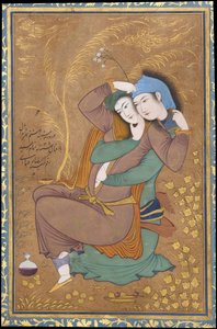 Two Lovers by Reza Abbasi